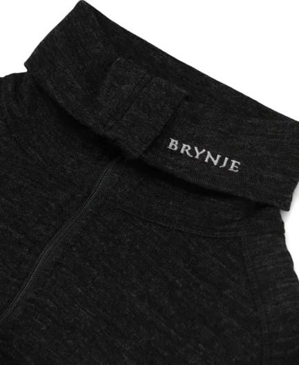 Brynje Arctic Zip Polo W/Inlay Black Brynje