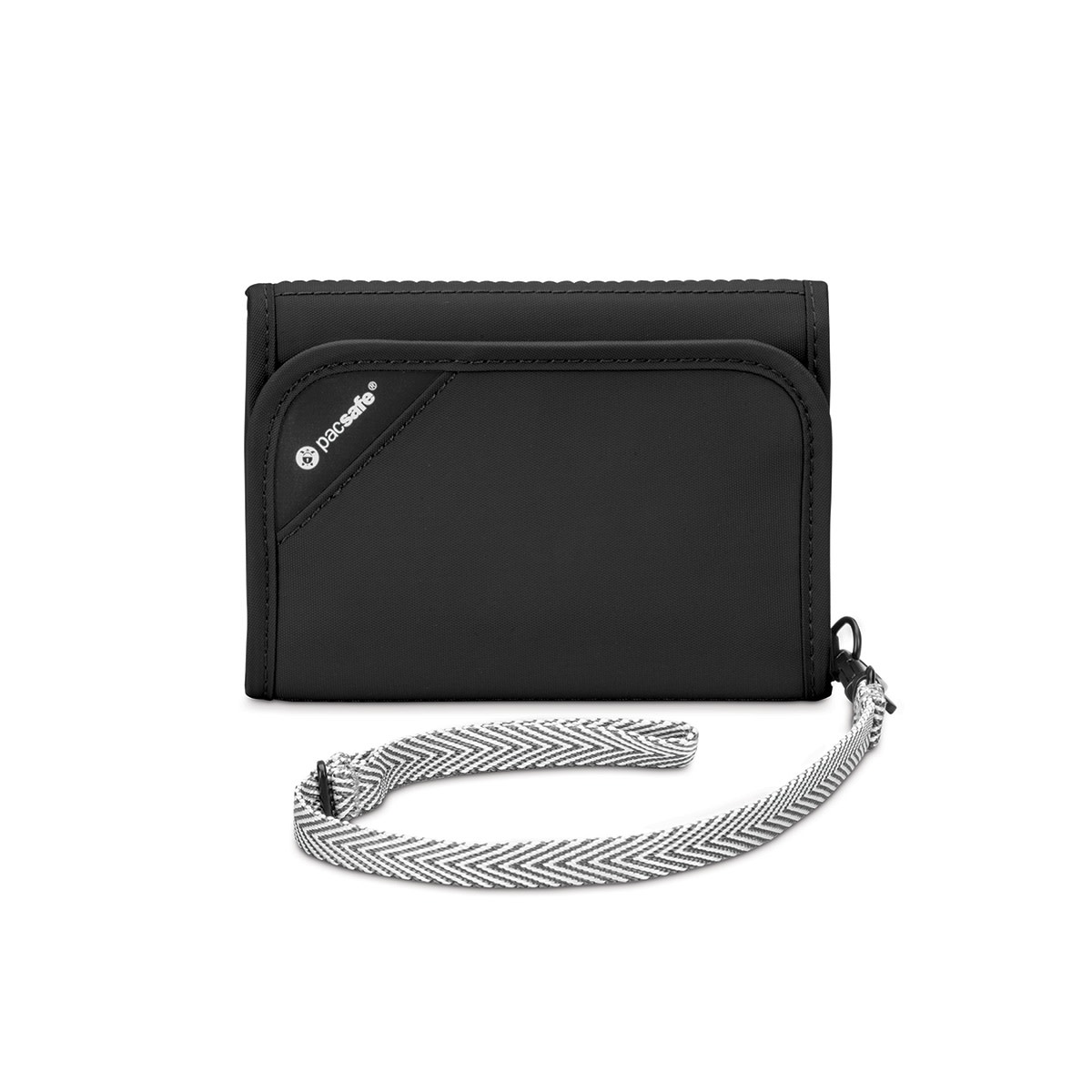 Pacsafe Rfidsafe V125 Tri-Fold Wallet Black