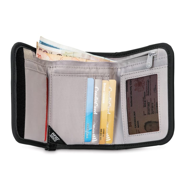 Pacsafe Rfidsafe V125 Tri-Fold Wallet Black Pacsafe