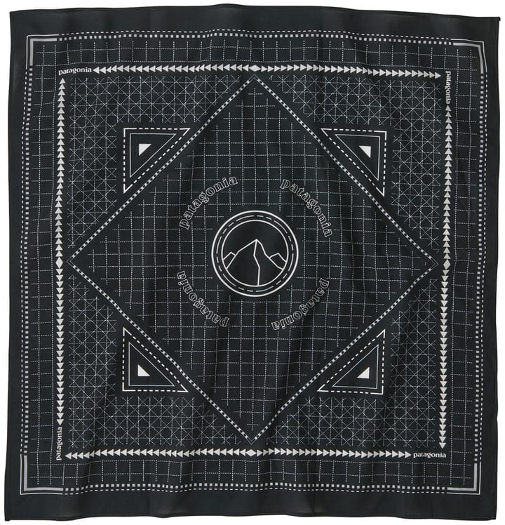 Patagonia Bandana Mountain Grid: Black Patagonia