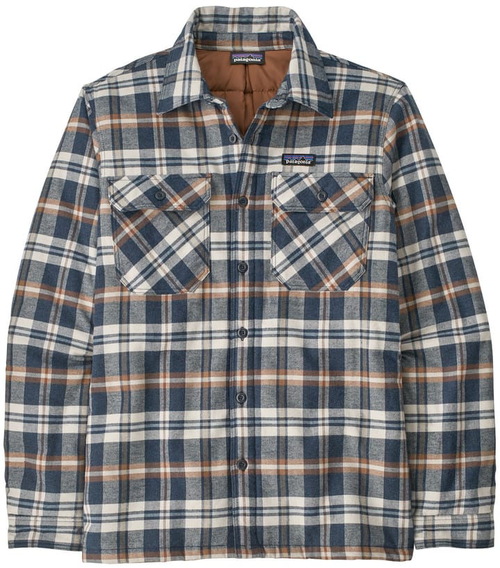 Patagonia Men's Insulated Organic Cotton MW Fjord Flannel Shirt Fields: New Navy Patagonia