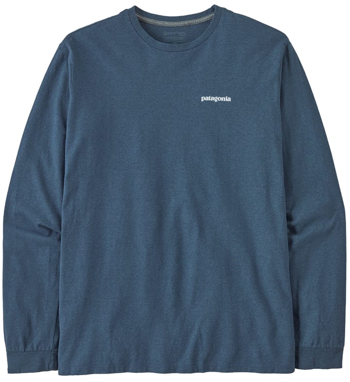 Patagonia Men's Longsleeve P-6 Logo Responsibili-Tee Utility Blue Patagonia