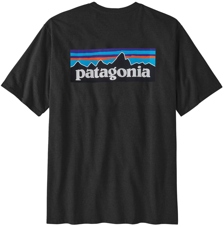 Patagonia Men's P-6 Logo Responsibili-Tee Black Patagonia