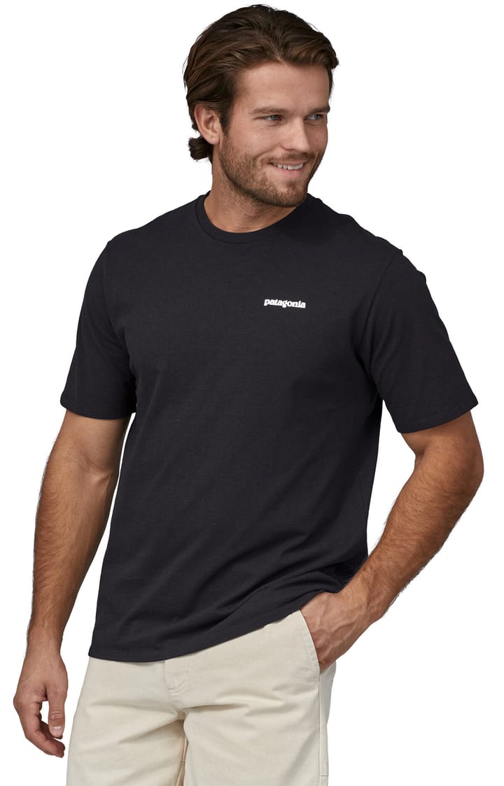 Patagonia Men's P-6 Logo Responsibili-Tee Black Patagonia