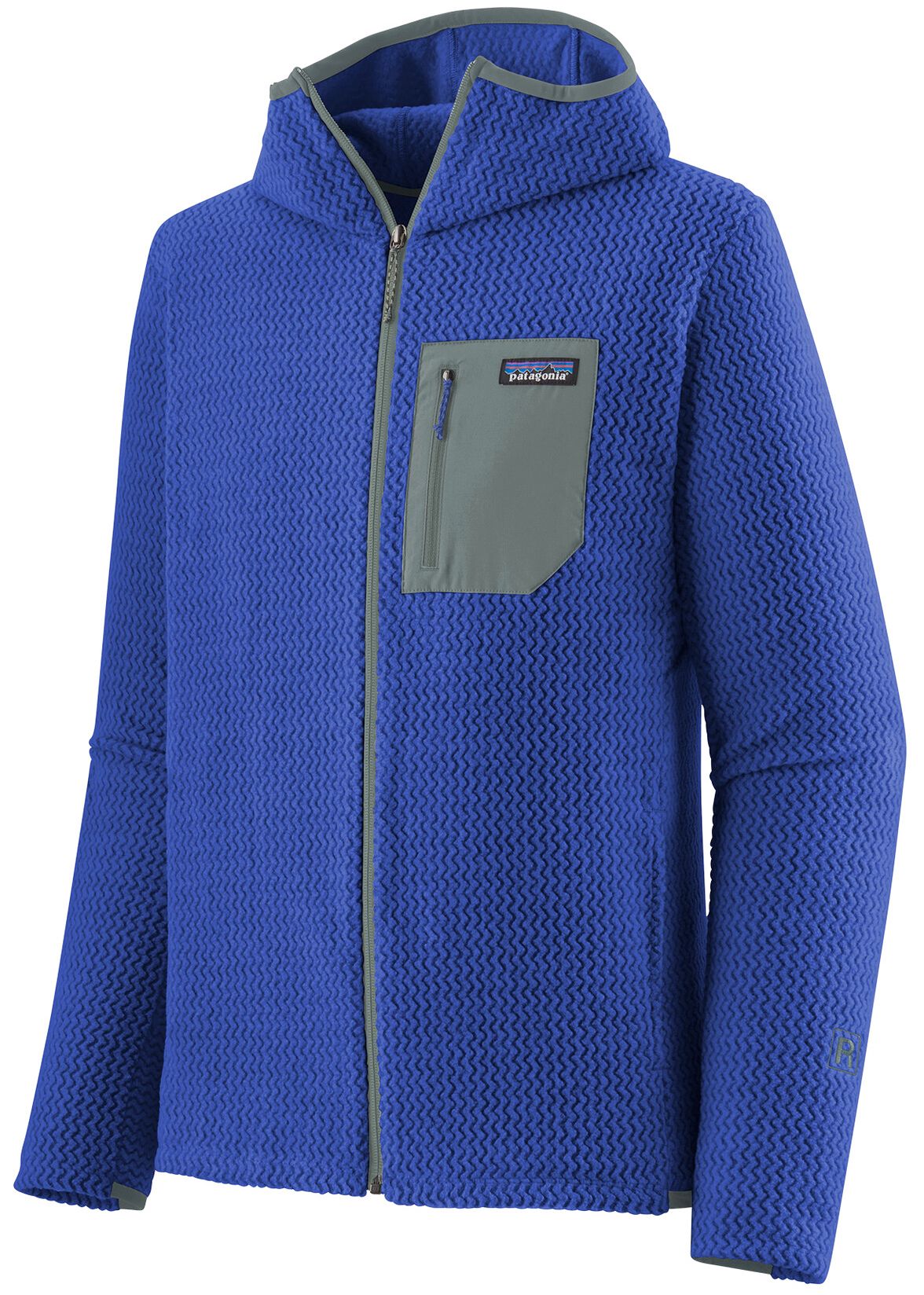 Patagonia M's R1 Air Full-Zip Hoody Passage Blue