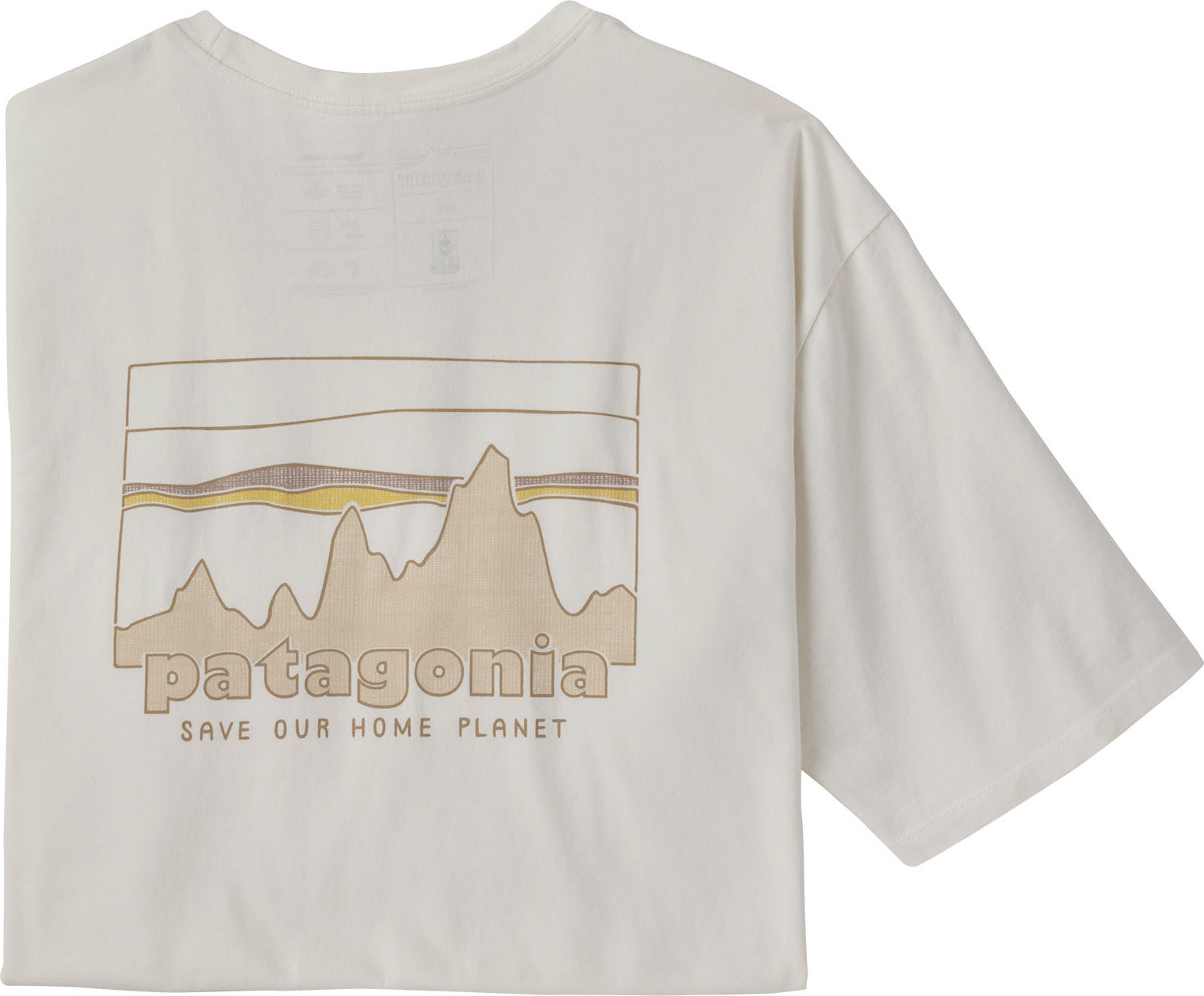 Patagonia Men's 73 Skyline Organic T-Shirt Birch White | Buy