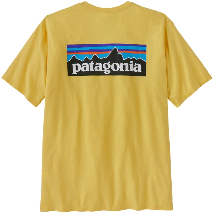 Patagonia Men's P-6 Logo Responsibili-Tee Milled Yellow Patagonia
