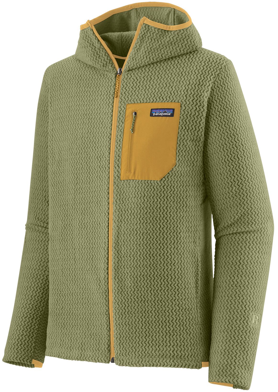 Patagonia M's R1 Air Full-Zip Hoody Buckhorn Green