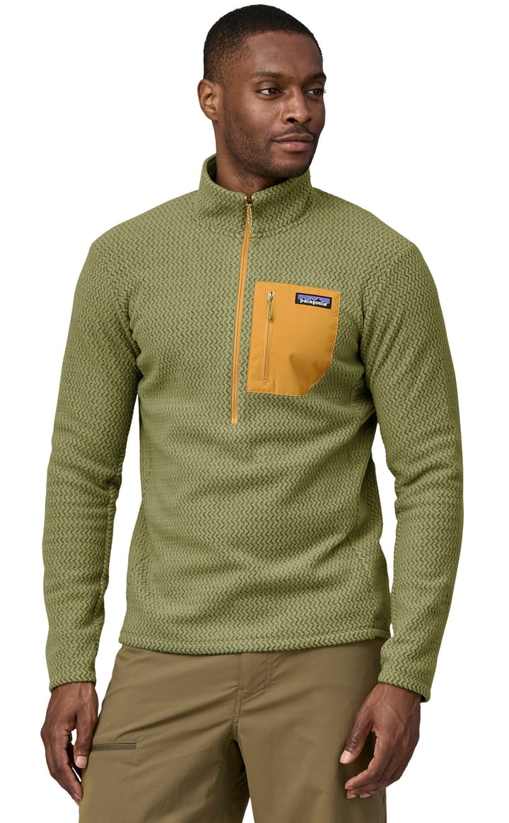 Patagonia M's R1 Air Zip Neck Buckhorn Green Patagonia