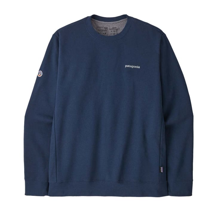 Patagonia Unisex Fitz Roy Icon Uprisal Crew Sweatshirt Lagom Blue Patagonia