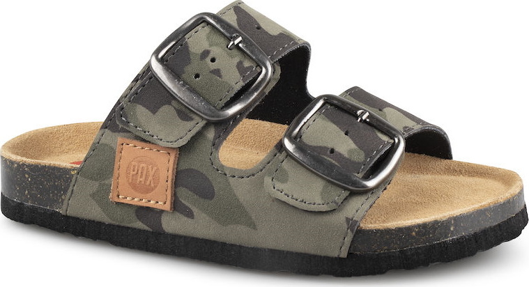 Pax Kids’ Jordan Sandal Green/Camo