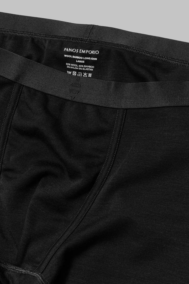 Panos Emporio Pe Wool Bamboo Long John Black Panos Emporio