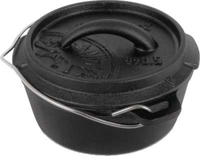 Petromax Dutch Oven FT0.5 With A Plane Bottom Surface Black