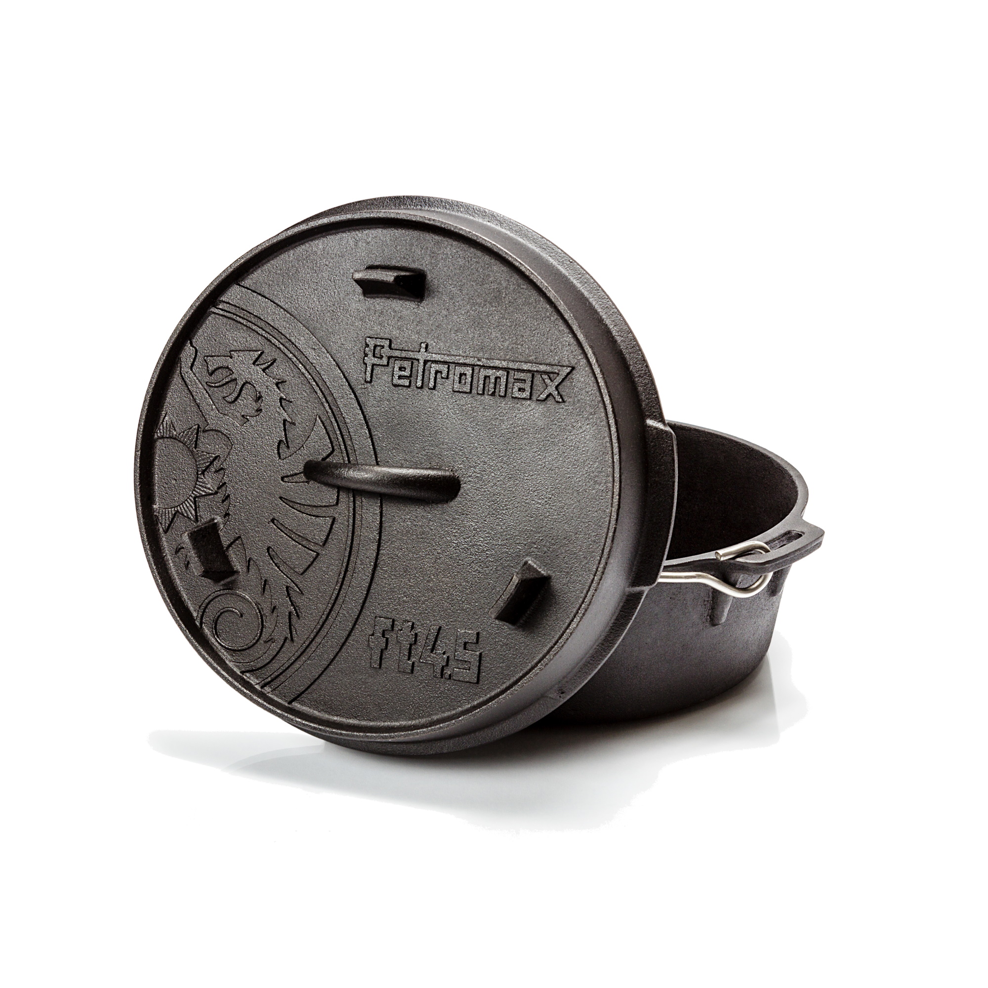 Petromax Dutch Oven FT4.5 With A Plane Bottom Surface Black