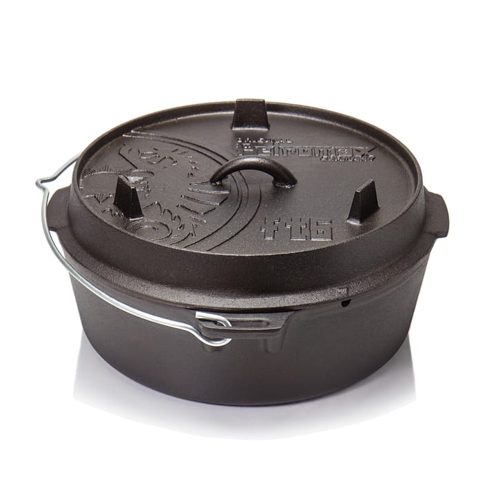 Petromax Dutch Oven FT6 With A Plane Bottom Surface Black Petromax