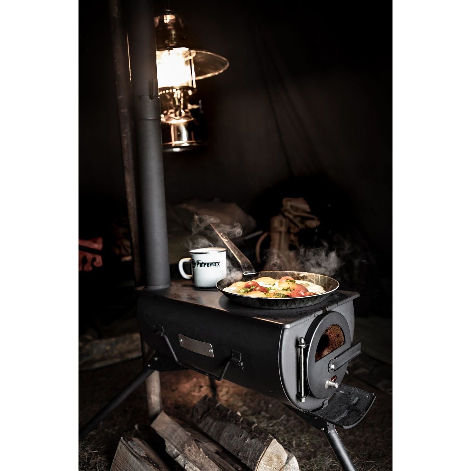 Petromax Loki 2 Camping Stove And Tent Oven Black