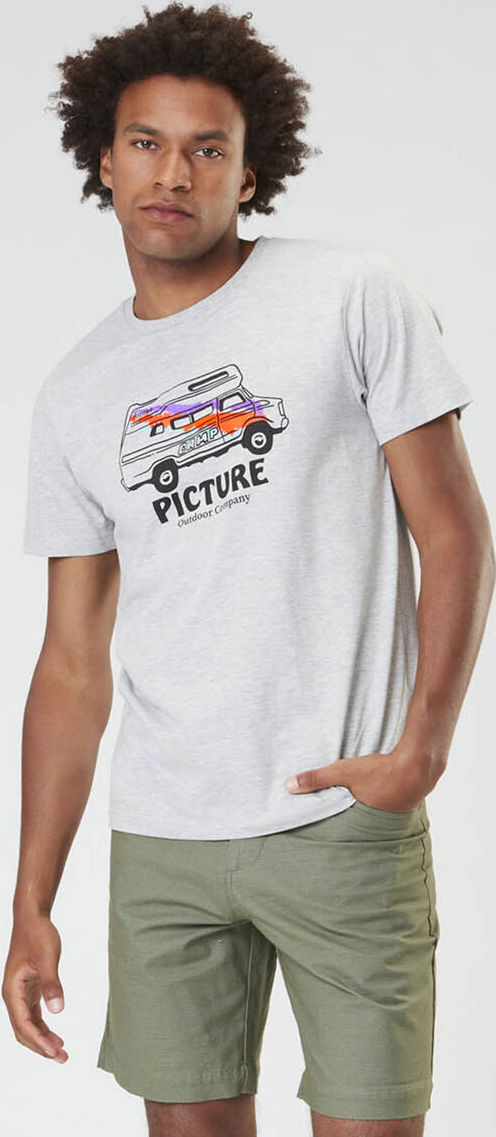 Men s Custom Van Tee Grey Melange Buy Men s Custom Van Tee Grey