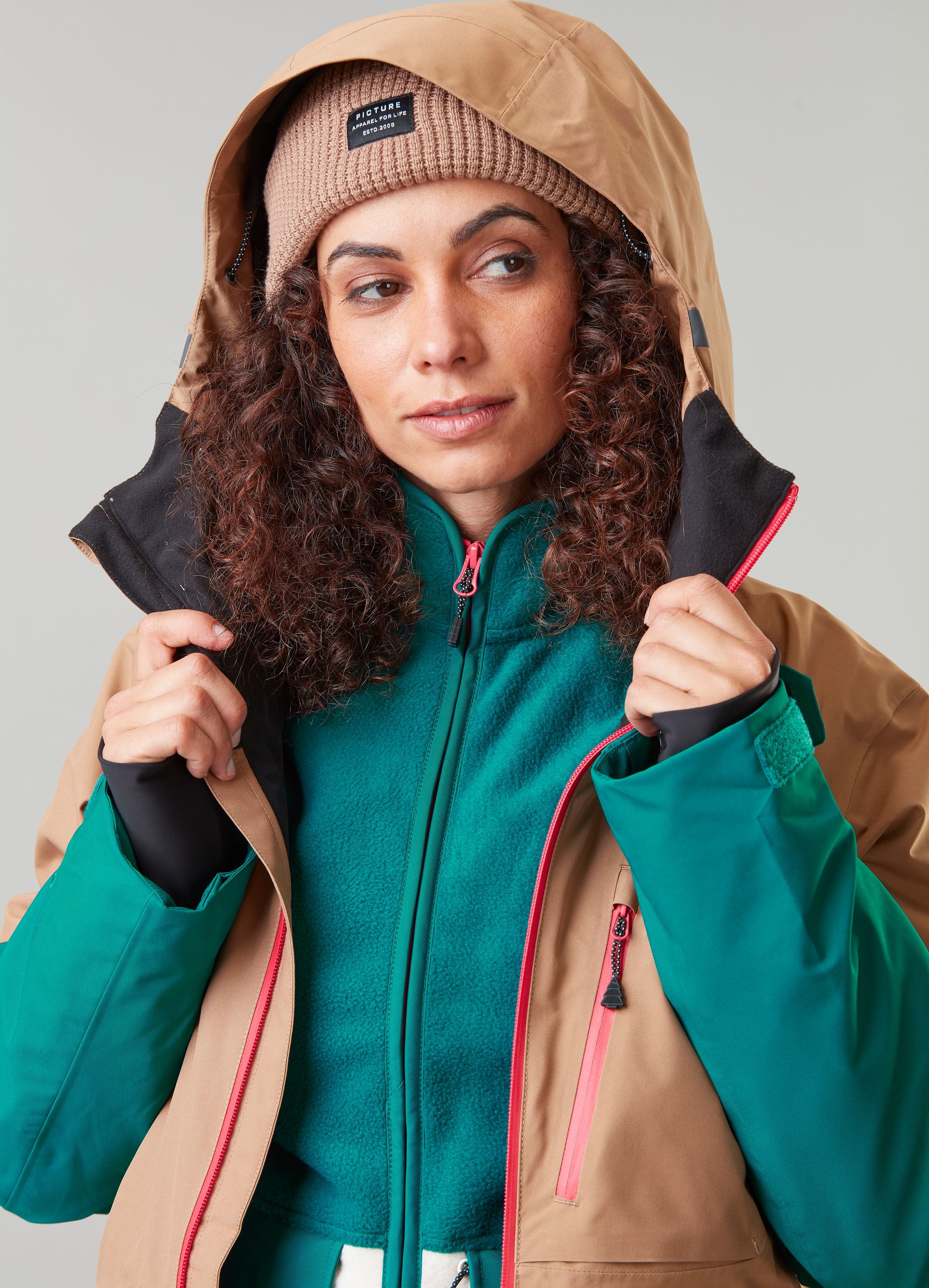 Picture Organic Clothing Haakon Jkt Tangerine Women's ski jackets