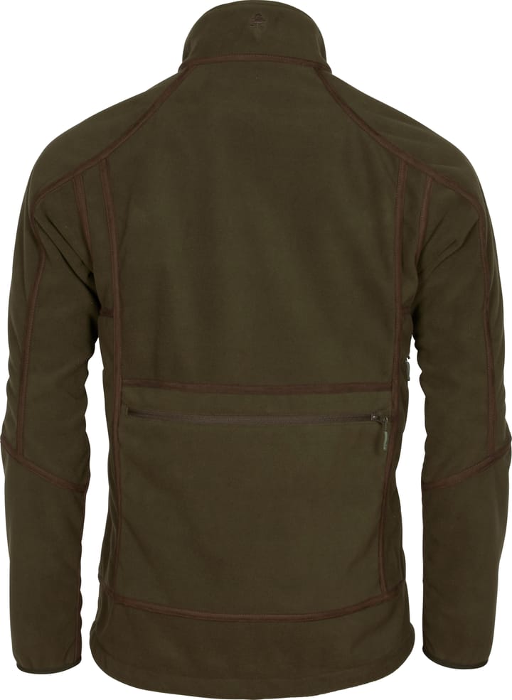 Pinewood Men's Furudal Reversible Fleece Jacket Hunting Brown/Red Pinewood