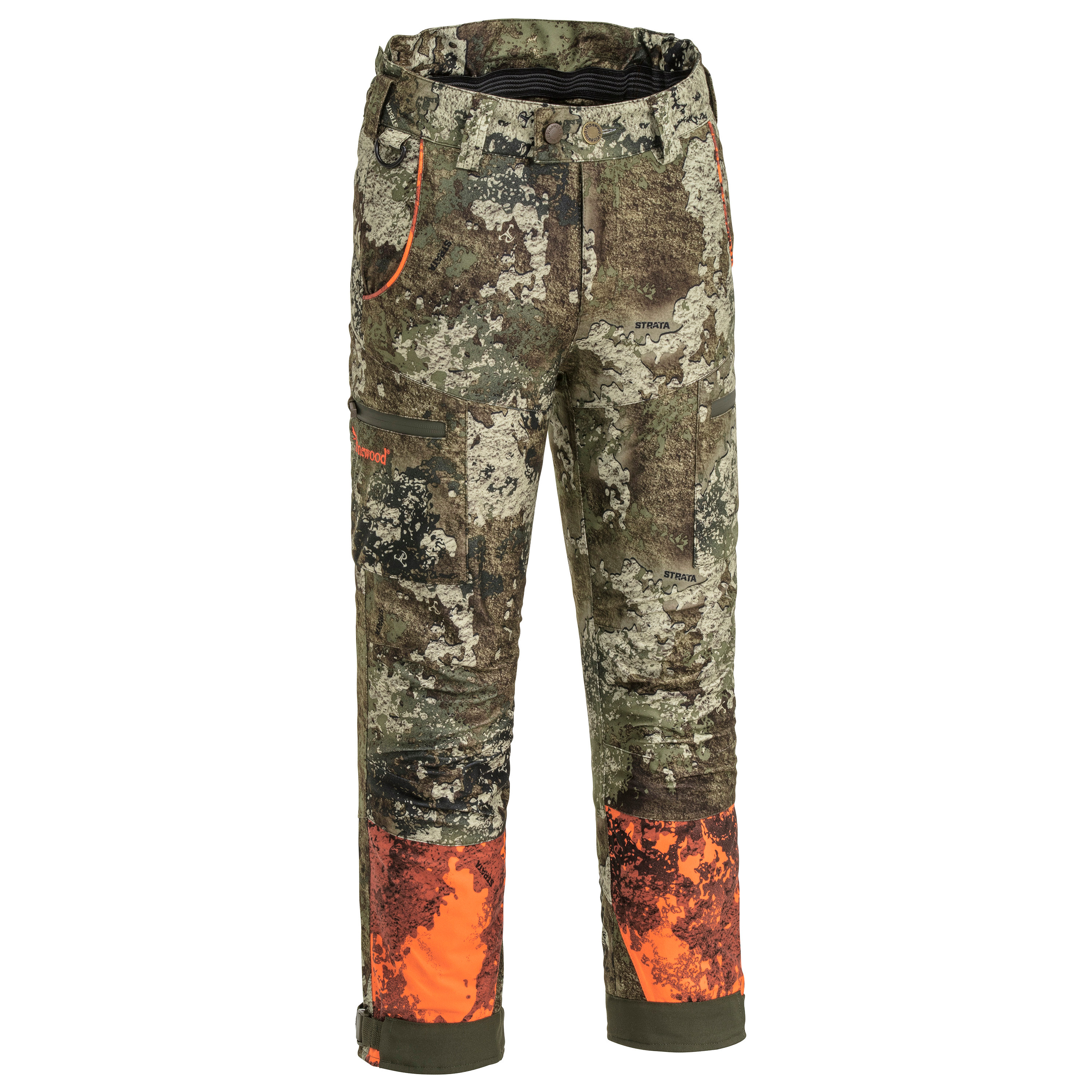 Pinewood Kids’ Furudal/Retriever Active Camou Hunting Pants Strata/Strata Blaze