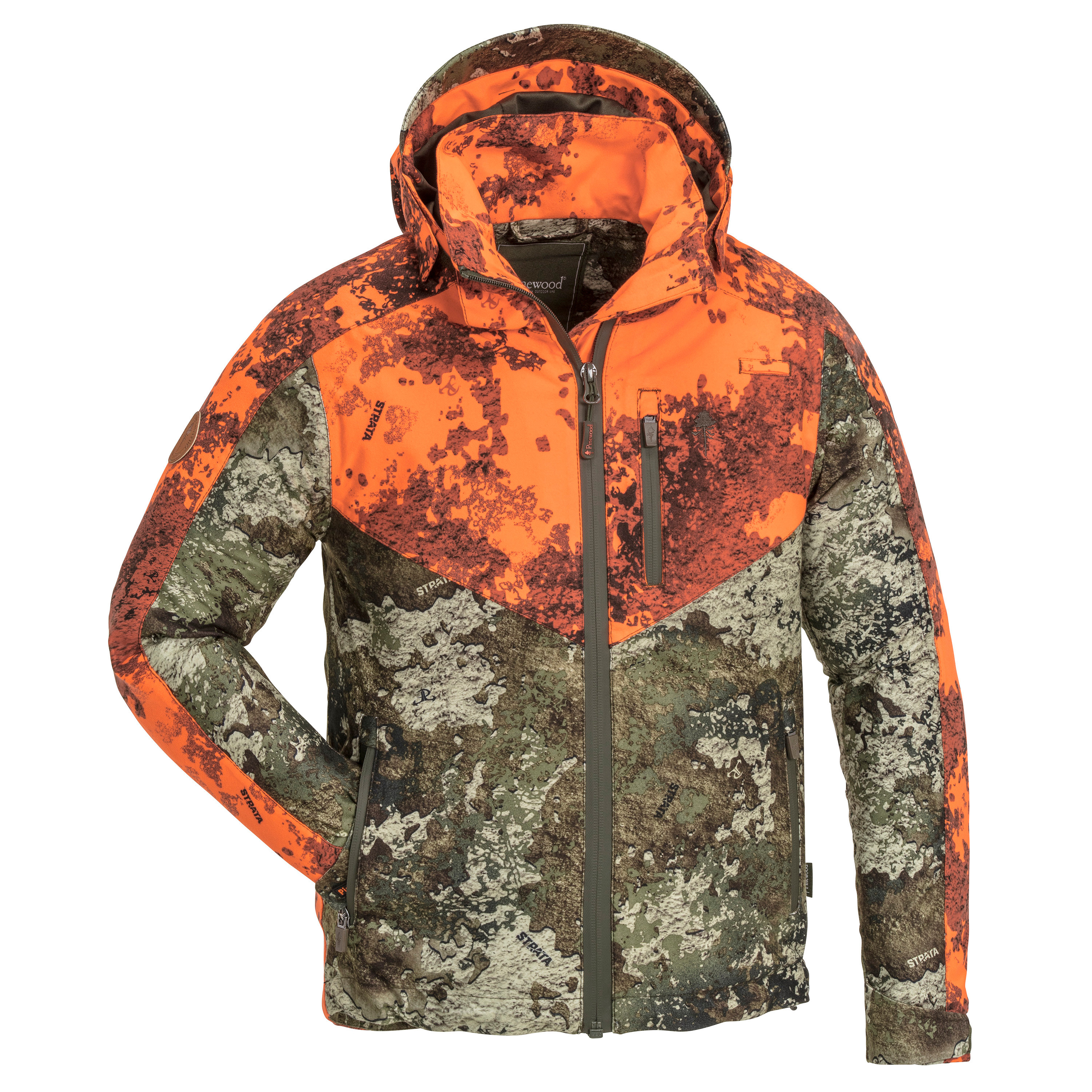 Pinewood Kids’ Furudal/Retriever Active Camou Jacket Strata/Strata Blaze