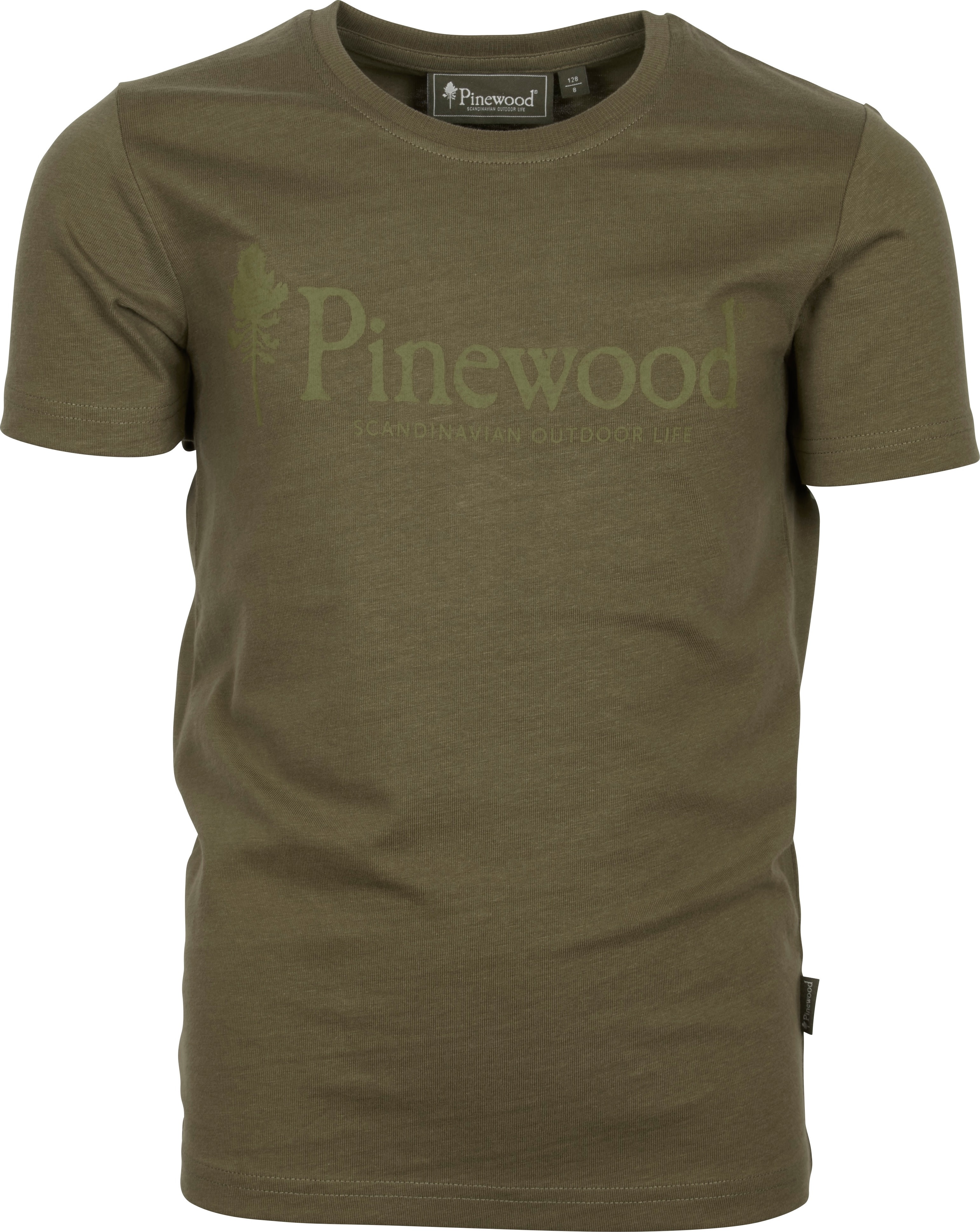 Pinewood Kids’ Outdoor Life T-Shirt Hunting Olive