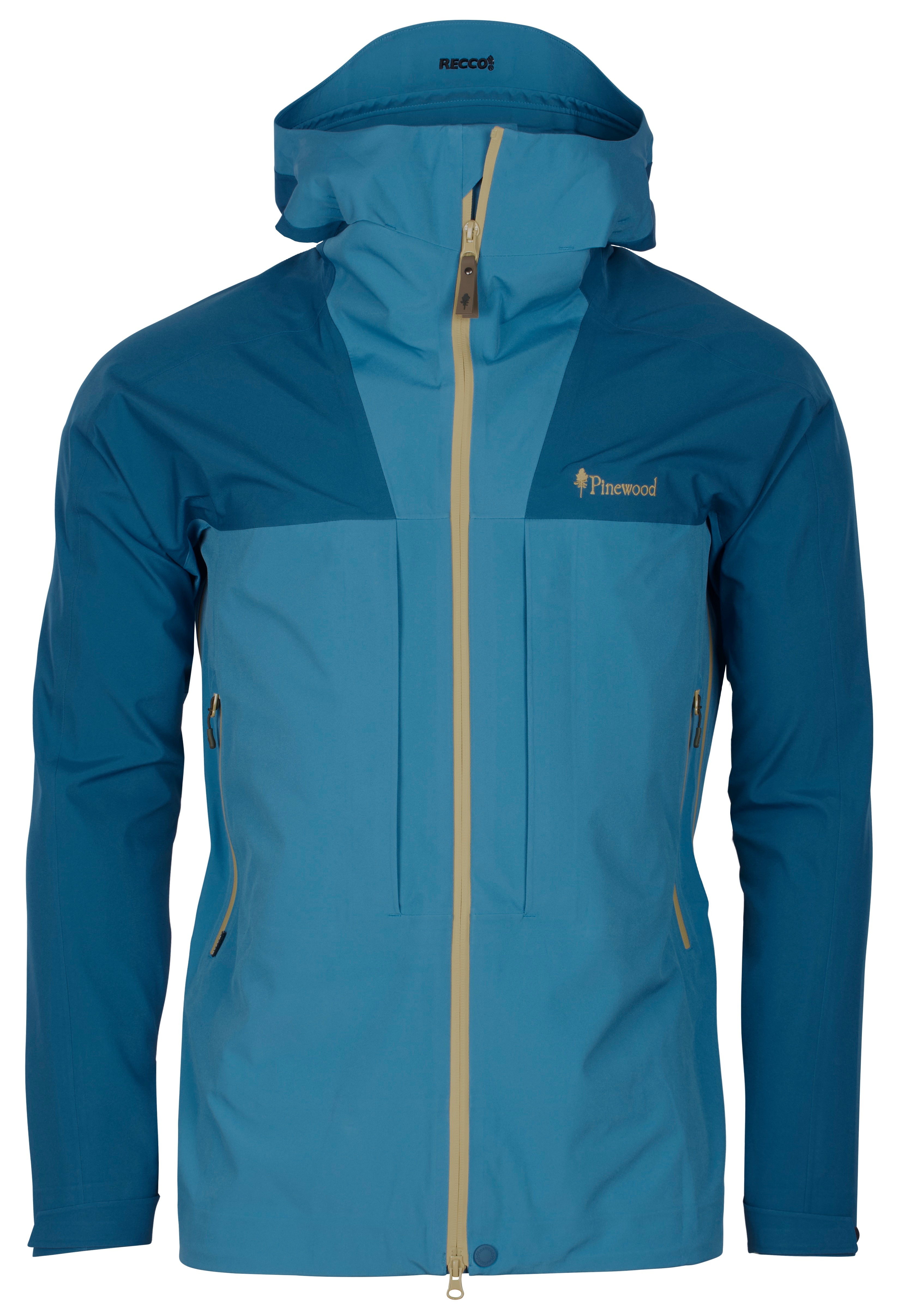 Pinewood Men’s Abisko Trekking 3-Layer Jacket Azurblue/Dark Azurblue