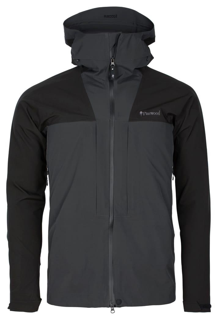 Pinewood Men's Abisko Trekking 3-Layer Jacket Dark Anthracite/Black Pinewood