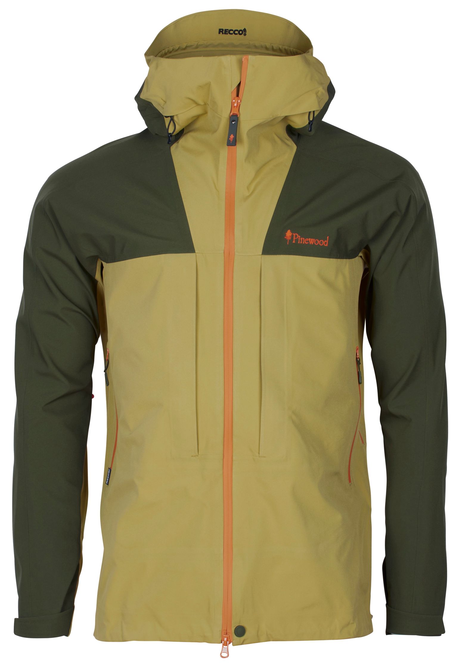 Pinewood Men's Abisko Trekking 3-Layer Jacket Goldenhay/Mossgreen