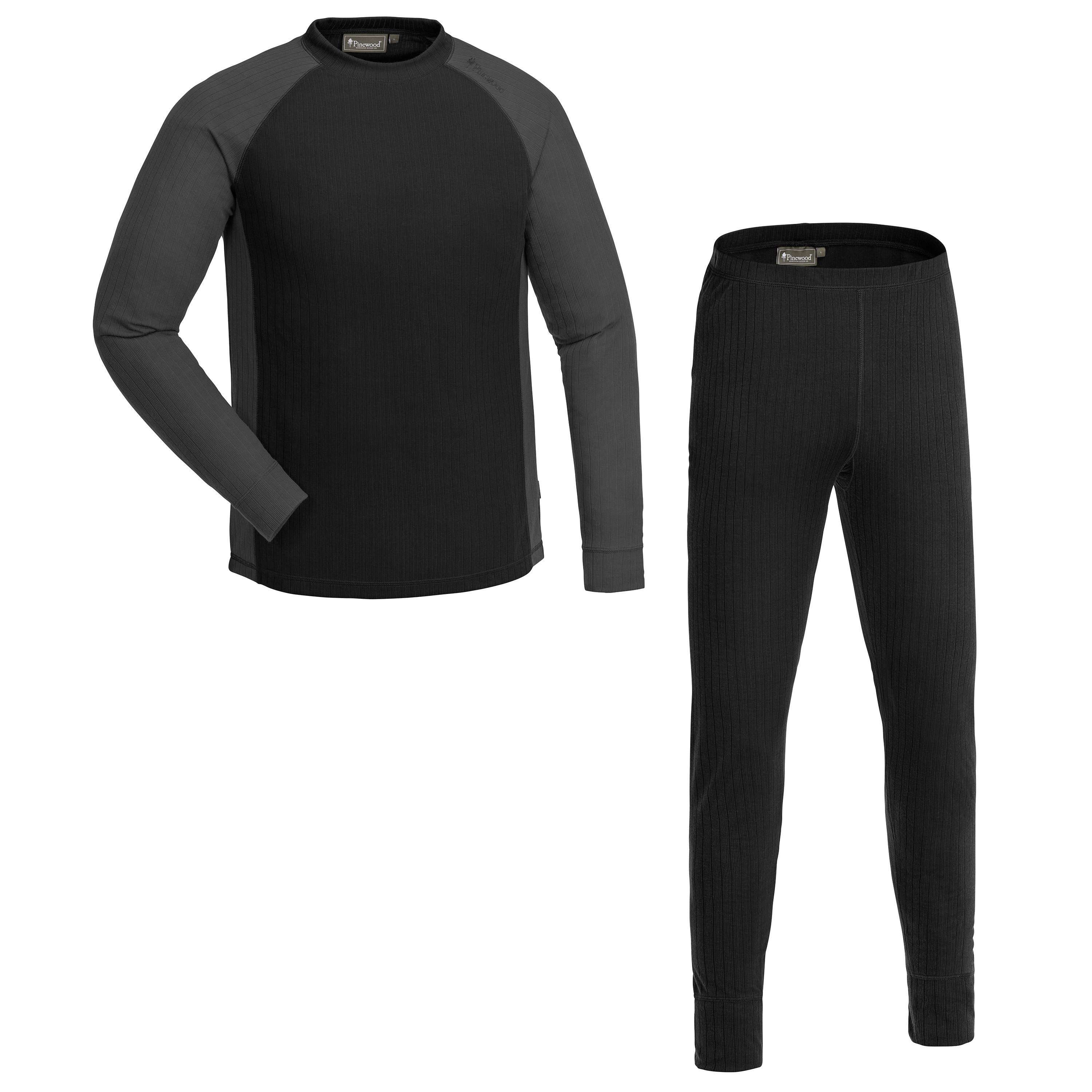 Pinewood Men’s Finnveden Base Layer Black/Dark Grey