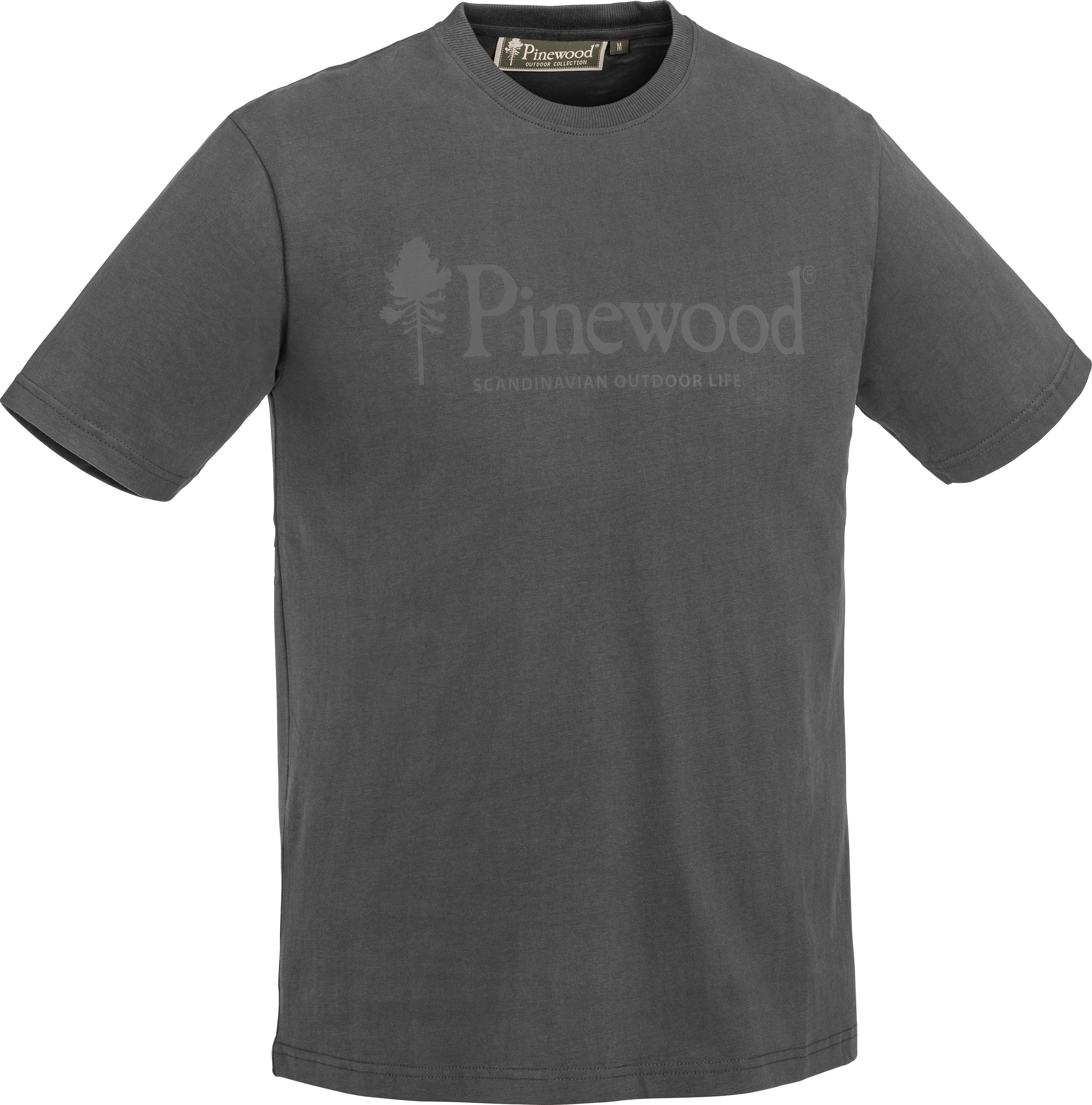 Pinewood Men’s Outdoor Life T-shirt D.Anthracite