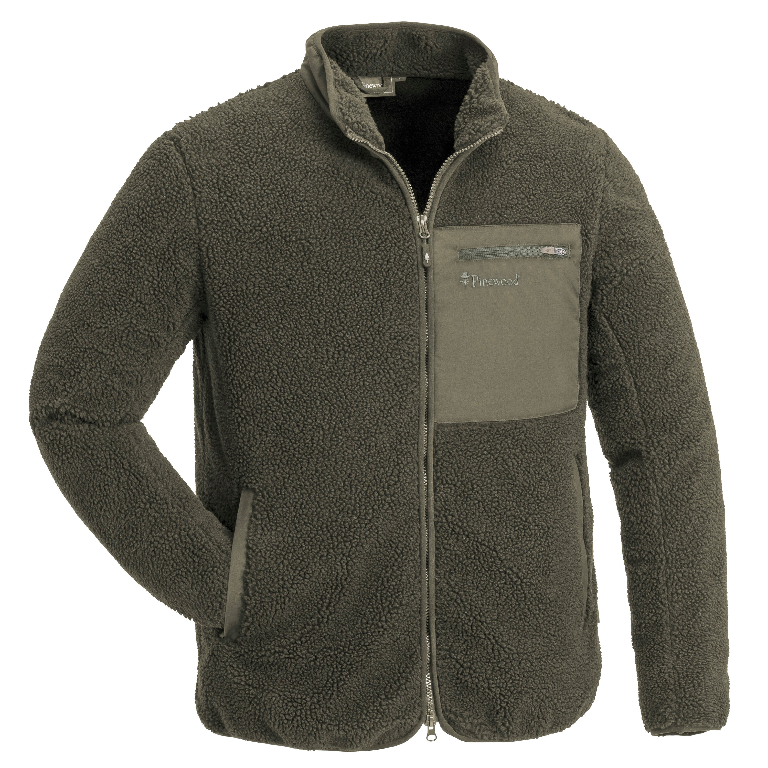 Pinewood Men’s Pinewood Pile Jacket Dark Green