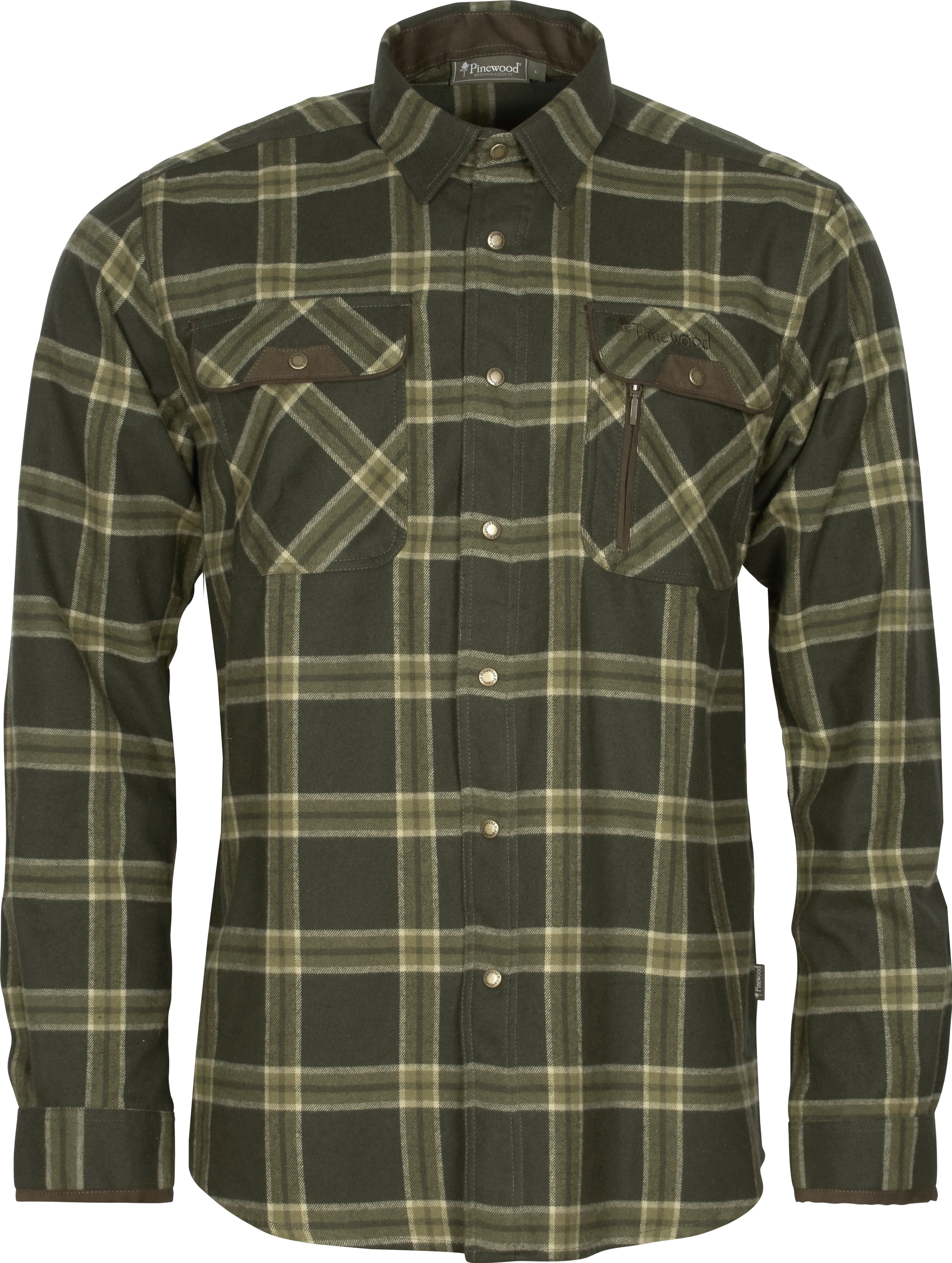 Pinewood Men’s Prestwick Exclusive Shirt Dark Green/Green