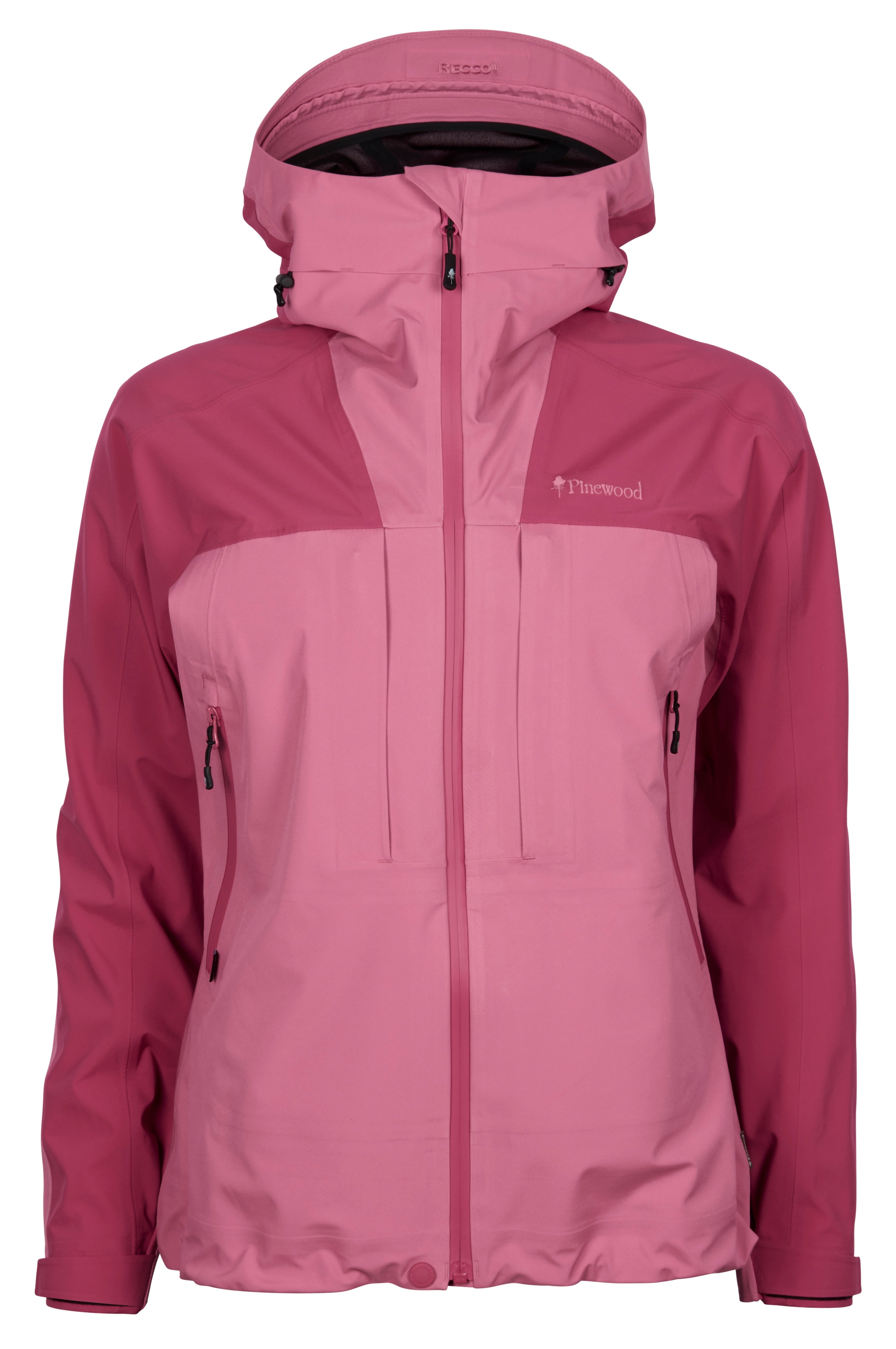 Pinewood Women’s Abisko Trekking 3-Layer Jacket Pink Bl/Raspberry