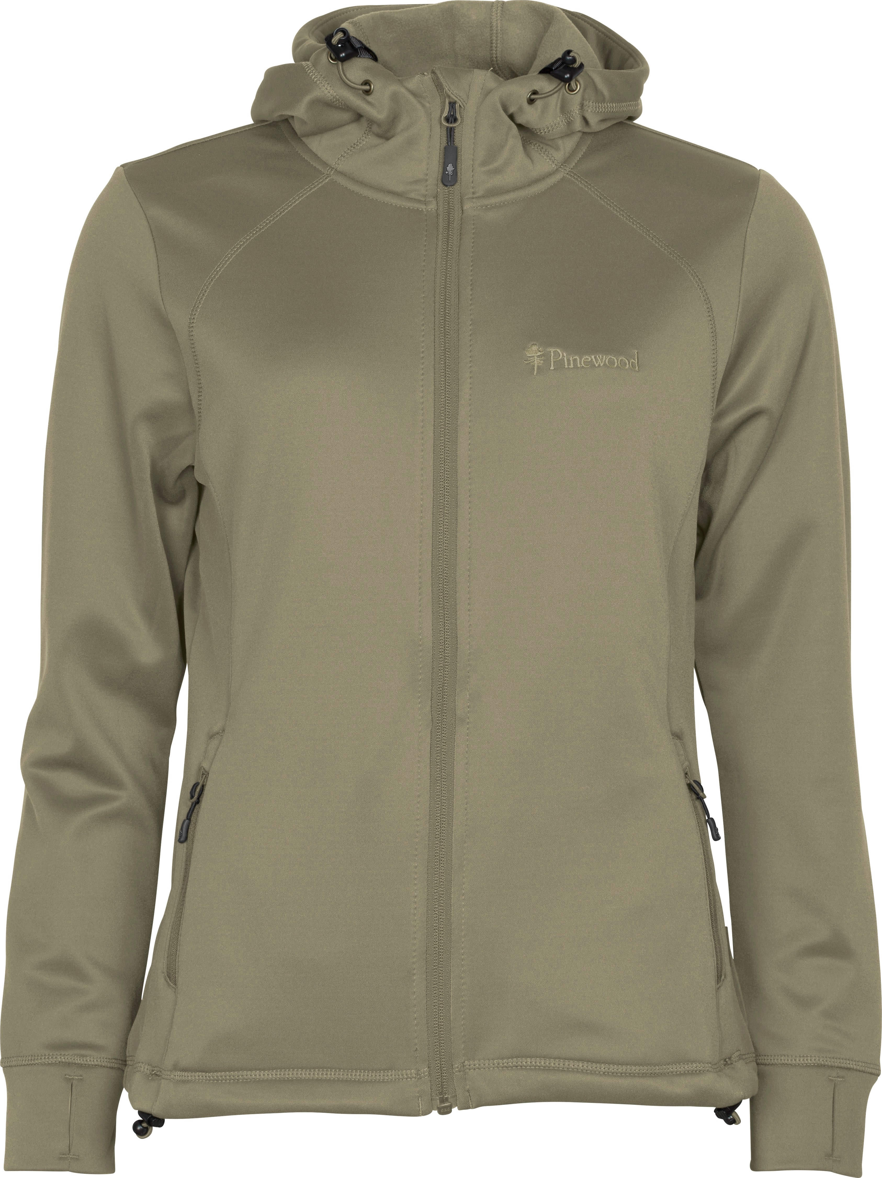 Pinewood Women’s Finnveden Hoodie Mid Khaki