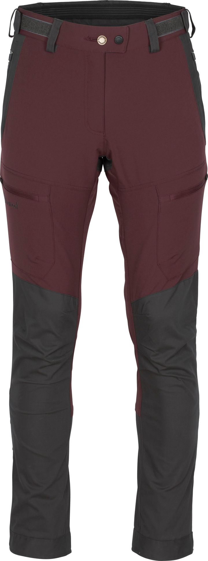 Pinewood Women's Finnveden Hybrid Extreme Trousers Earth Plum/Dark Anthracite Pinewood