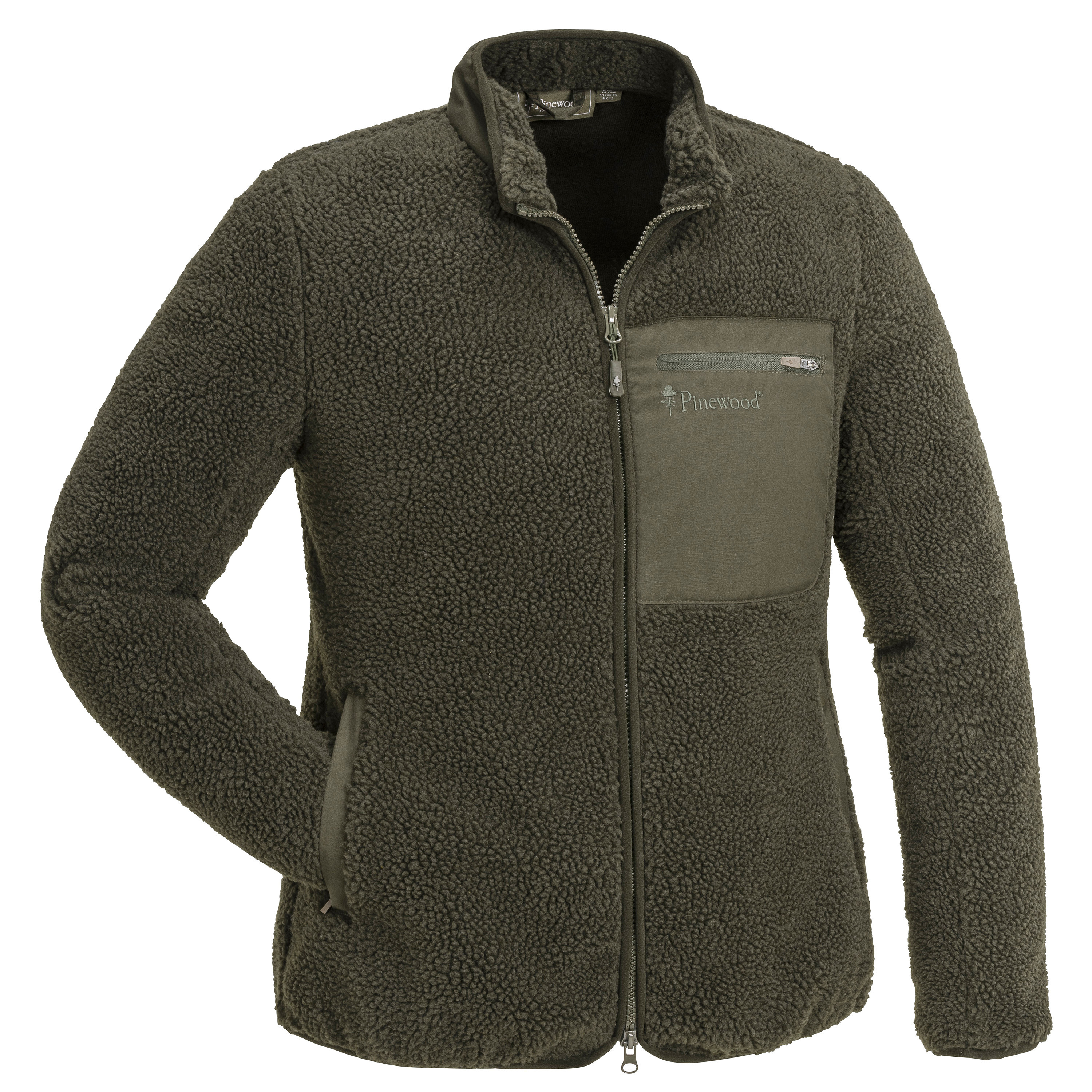 Pinewood Women’s Pinewood Pile Jacket Dark Green