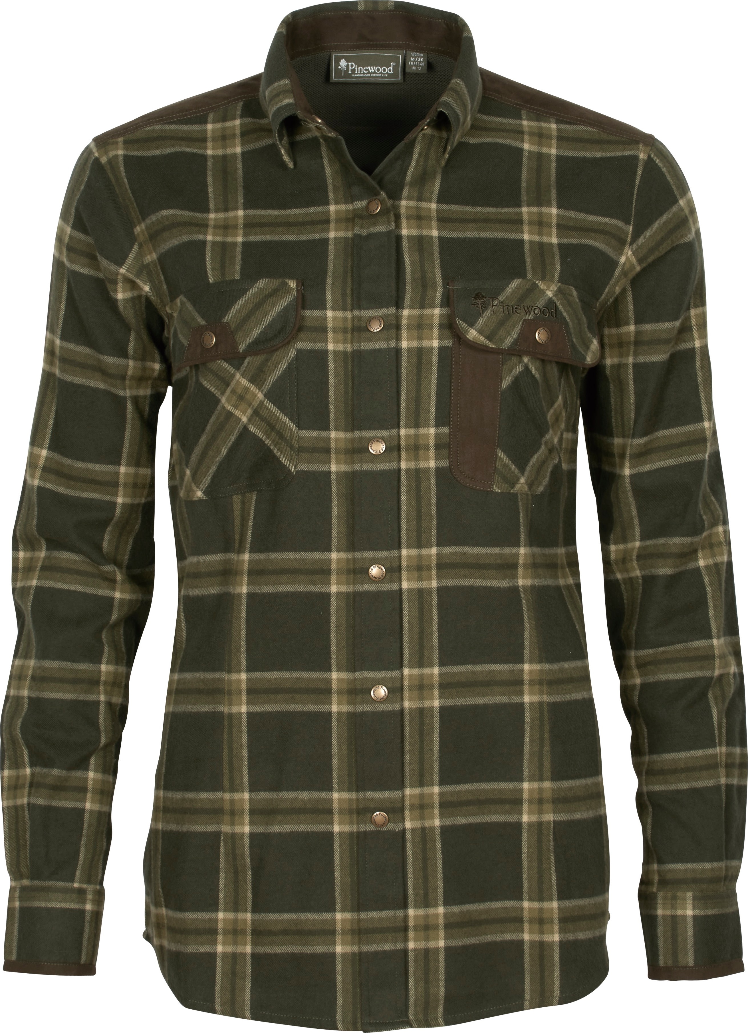 Pinewood Women’s Prestwick Exclusive Shirt Dark Green/Green