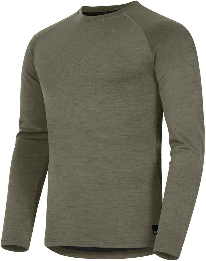 Urberg Men's Selje Merino-Bamboo Top Deep Lichen Green Urberg