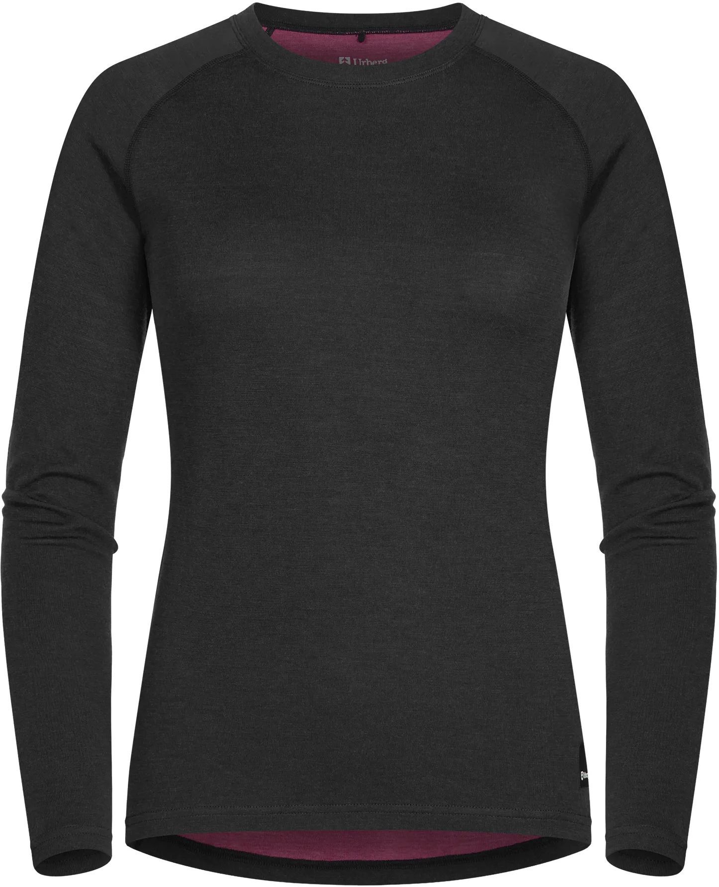 Urberg Women's Selje Merino-Bamboo Top Black/Purple