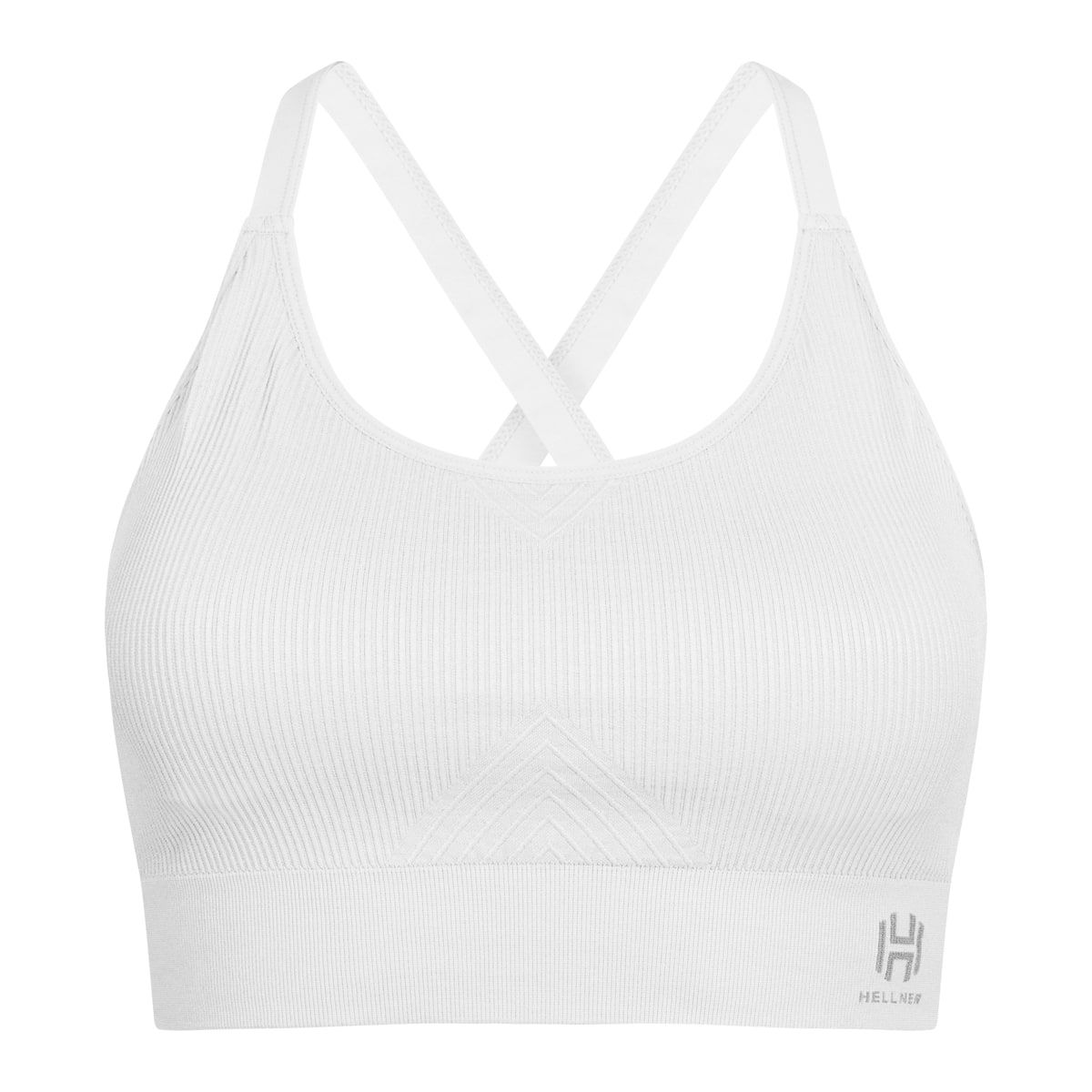 Hellner Seamless Tech Sport Bra Wmn Bright White