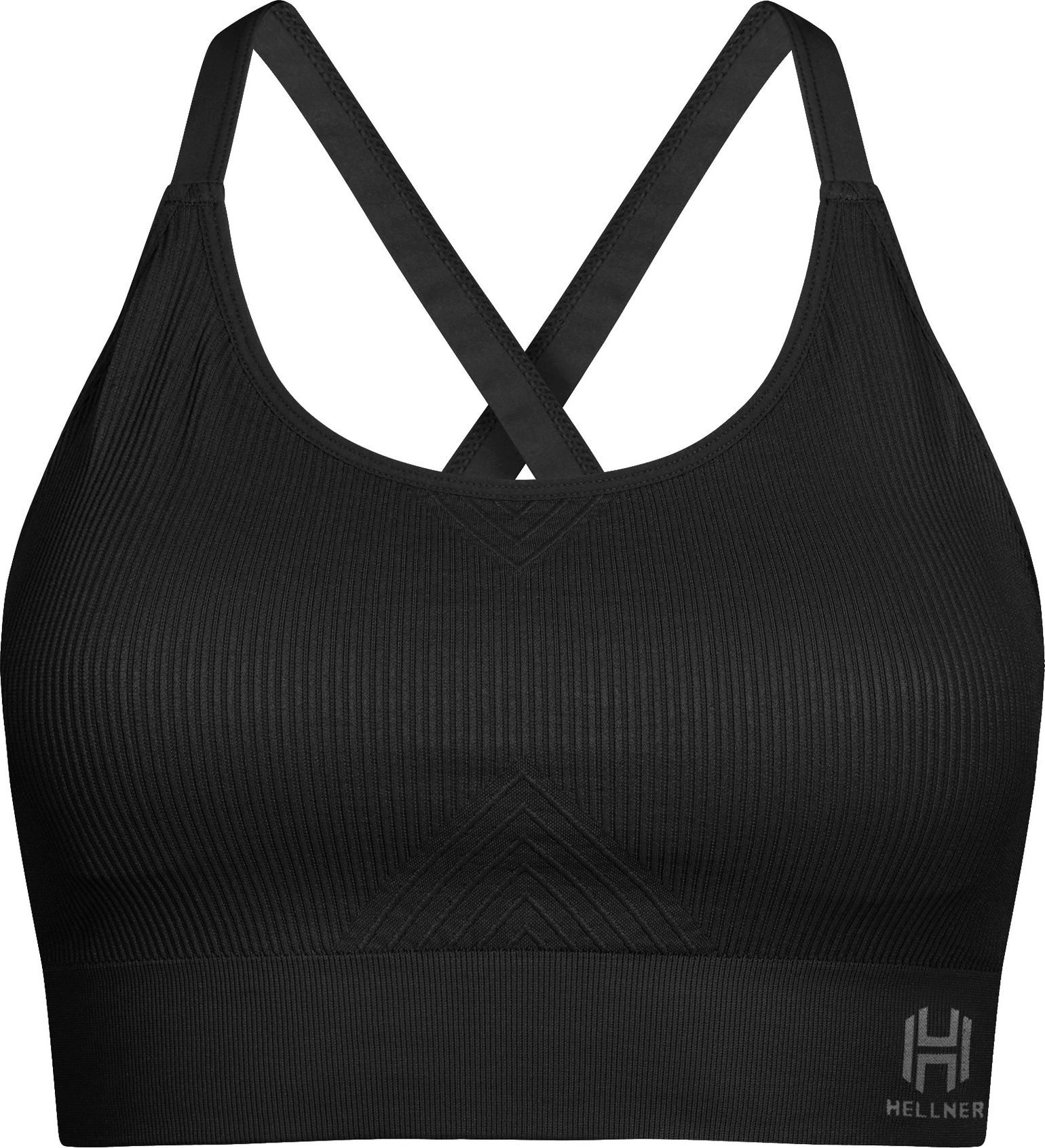 Hellner Seamless Tech Sport Bra Wmn Black Beauty