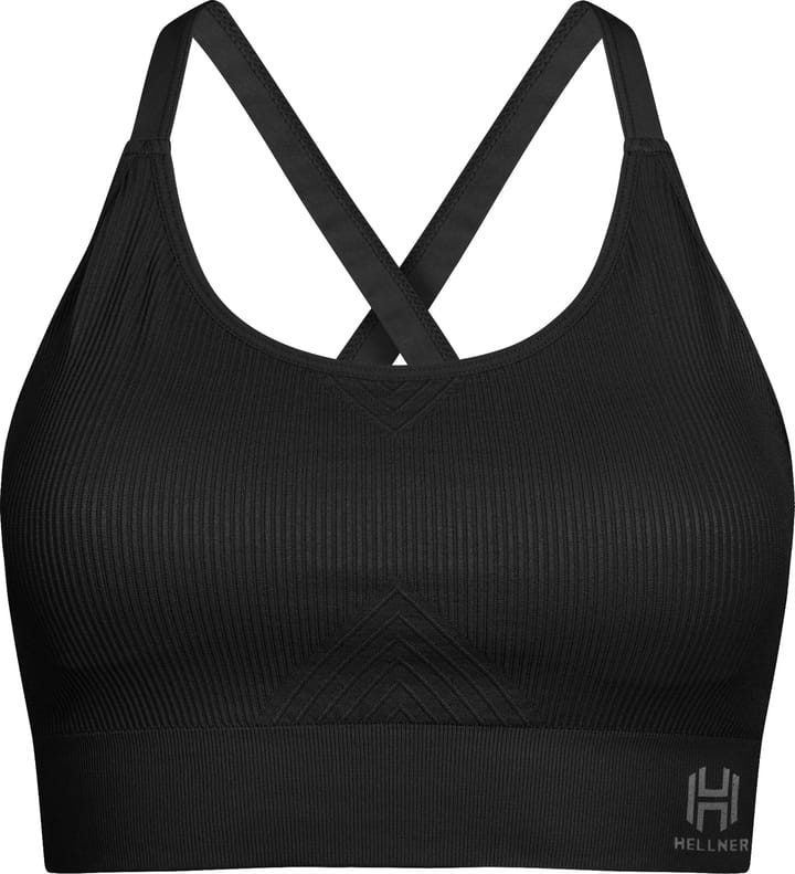 Hellner Seamless Tech Sport Bra Wmn Black Beauty Hellner