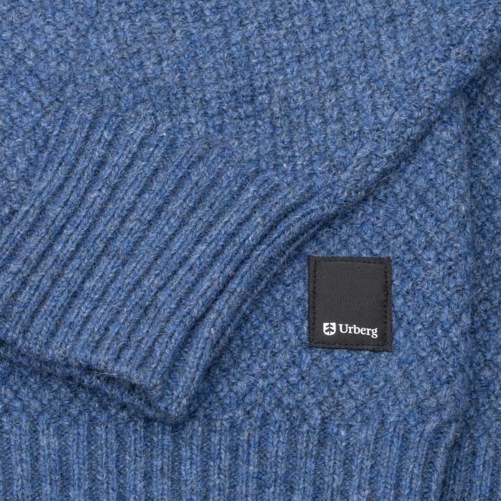 Urberg Moss Knit Sweater Men Blue Melange Urberg