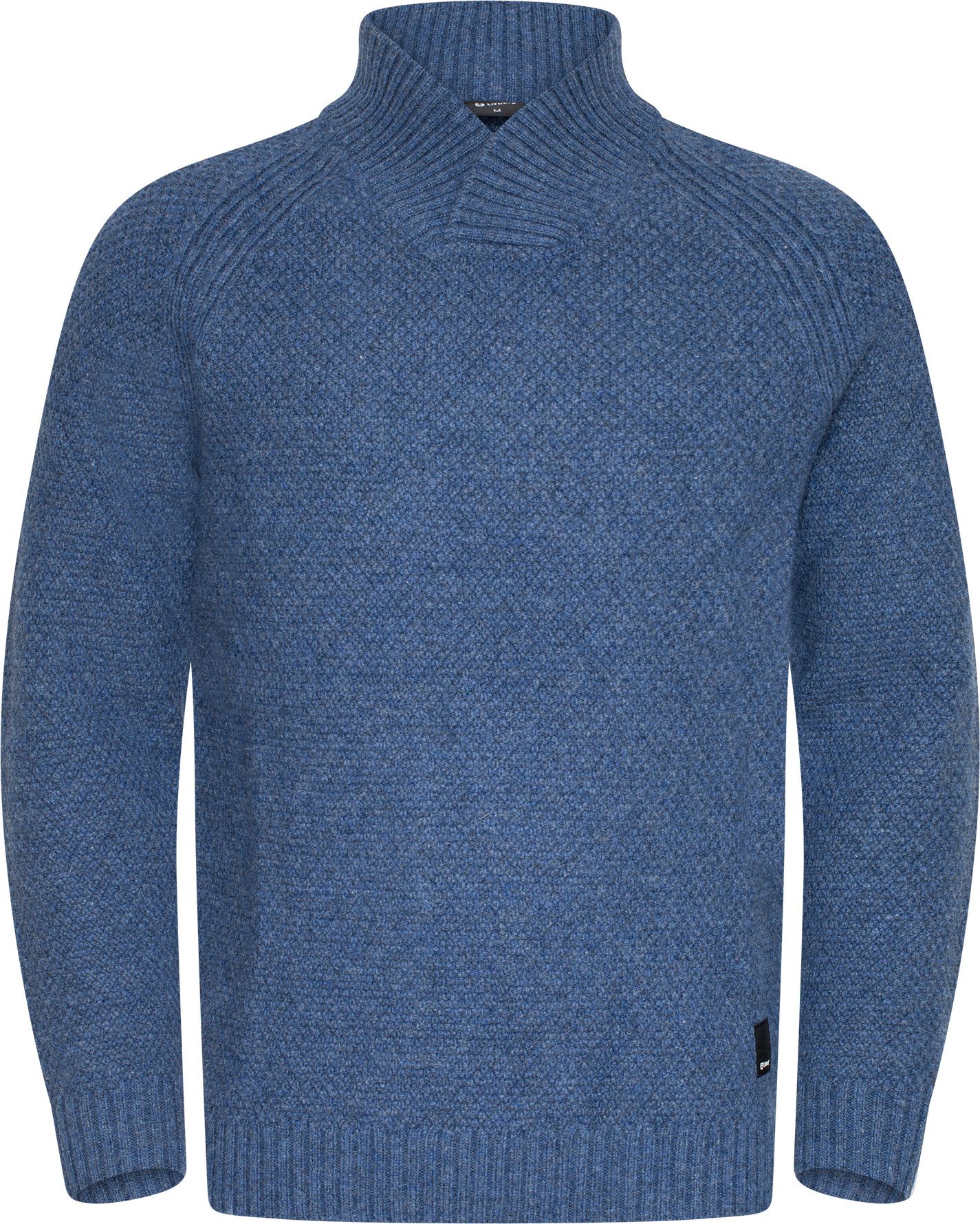 Urberg Moss Knit Sweater Men Blue Melange