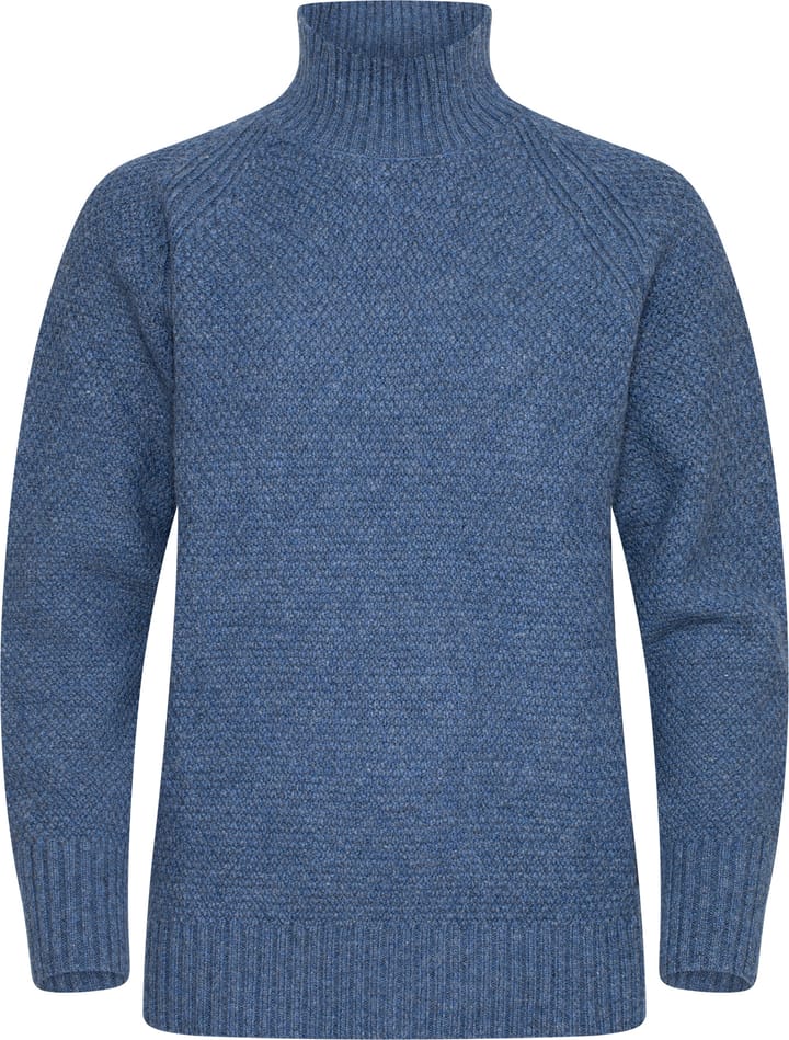 Urberg Moss Knit Sweater Wmn Blue Melange Urberg