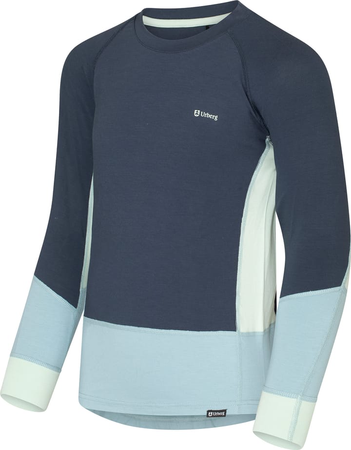 Urberg Juniors' Tree Base Layer Set Blue Nights/stone Blue/celadon Urberg