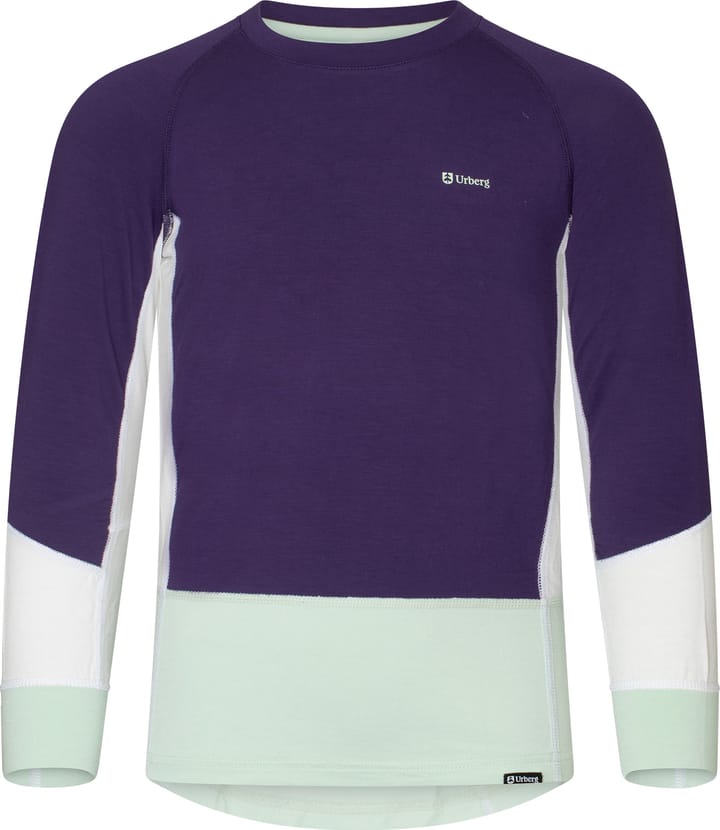 Urberg Juniors' Tree Base Layer Set Grape/cloudy Dancer/celadon Urberg