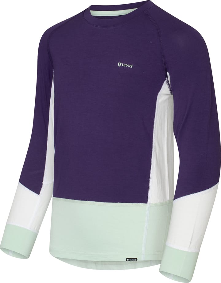 Urberg Juniors' Tree Base Layer Set Grape/cloudy Dancer/celadon Urberg