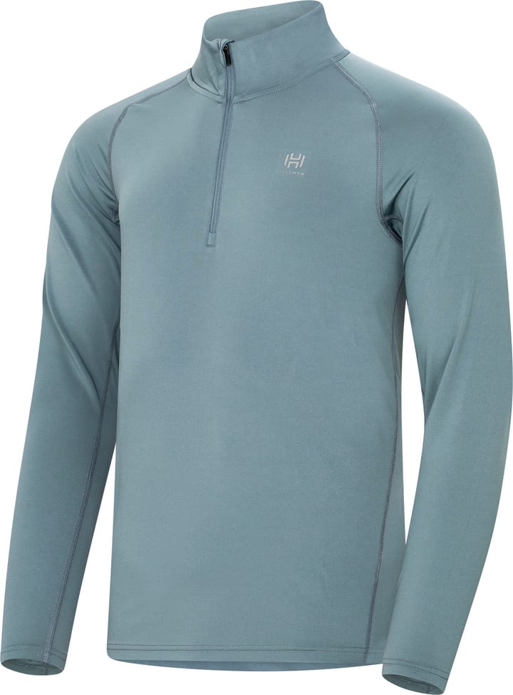 Hellner Core Running Halfzip Ls Tee Men Stormy Weather Hellner